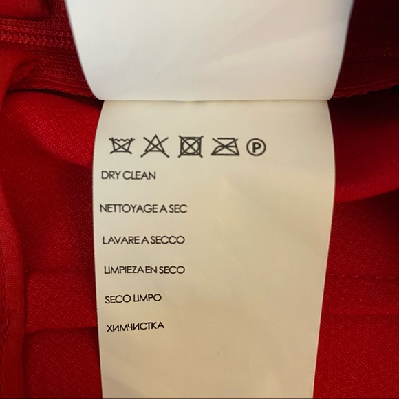 NWT Club Monaco Cecilia Shorts - red, size 0 - Picture 7 of 10